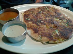 vegetable Uthapam at Udupi Palace in Artesia