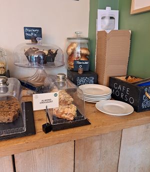 Vegan croissant at Cafe Morso  in Colwall