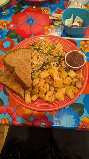 Tofu scramble at Flying Biscuit Cafe in Peachtree City