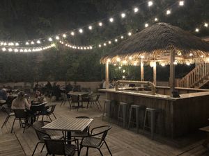 Patio at La Buvette du Centro in Sherbrooke