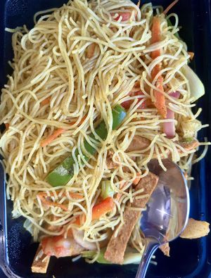  Singapore style mei fun at Chun Vegetarian in Brooklyn