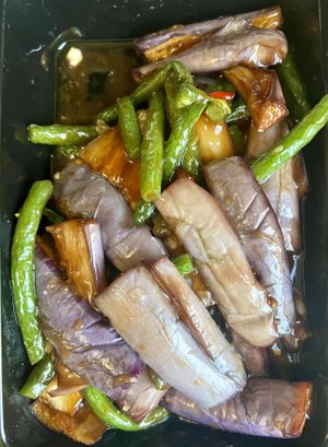  Eggplant delight at Chun Vegetarian in Brooklyn