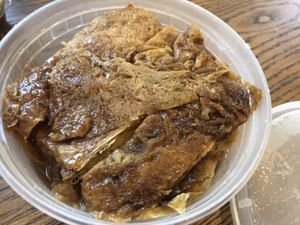  12. Vegetable roast duck (pressed bean curd) 滷豆皮  at Chun Vegetarian in Brooklyn