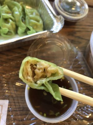 11. Vegetable dumpling steamed   at Chun Vegetarian in Brooklyn
