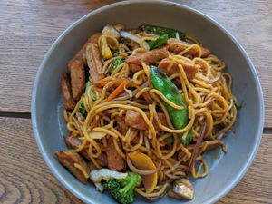 Love Mein at Chun Vegetarian in Brooklyn