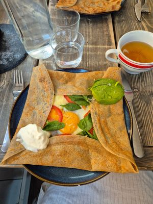 Bonnaire galette at Crêperiet in Lund