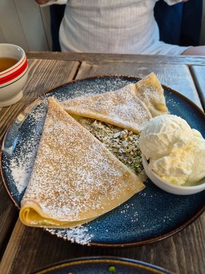 Amelie crêpe at Crêperiet in Lund