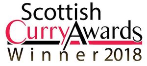 Scottish Curry Award of Best Dining Experience of the Year in the South West of Scotland         2018 at Multan Tandoori in Paisley