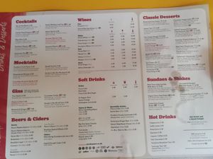 Drinks & desserts at Frankie & Benny's - Fort Shopping in Glasgow