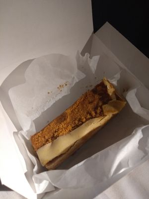 Vegan cheesecake at Frankie & Benny's in Dunfermline