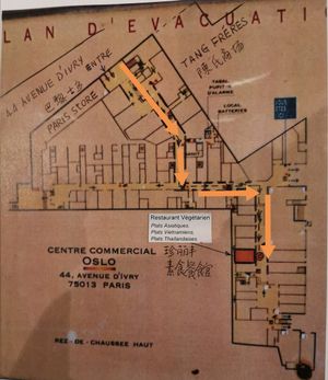 Pour trouver le restaurant plus facile at Le Petit Vegetarien in Paris