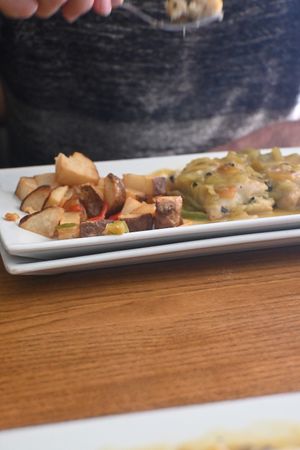 Tamales  at Silver Moon Cafe in Santa Rosa