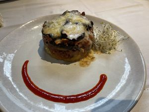 Mousaka vegana  at Curcuma in Vigo