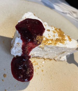 Tarta de plátano   at Curcuma in Vigo