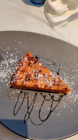 Carrot cake at Curcuma in Vigo