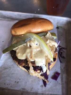 Brew Burger  at Dharma Southern Kitchen in Tampa