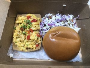 BBQ sandwich and Mac  at Dharma Southern Kitchen in Tampa