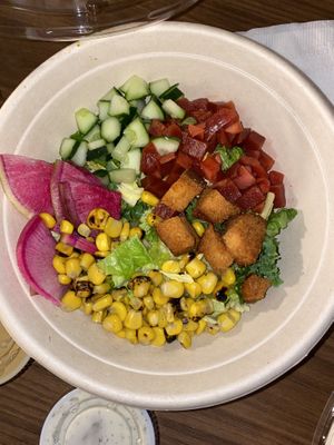 Chopped salad at Dharma Southern Kitchen in Tampa