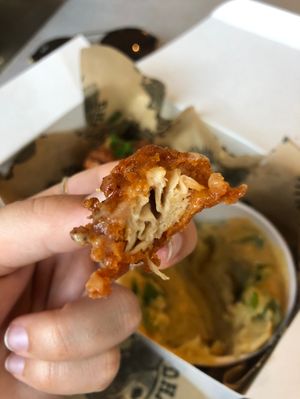 Vegan chikn  at Dharma Southern Kitchen in Tampa