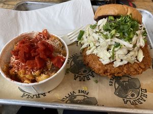 Nashville Hawt and Original Mac and Cheese  at Dharma Southern Kitchen in Tampa