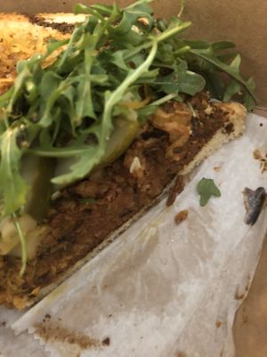 Inside the sandwhich at Dharma Southern Kitchen in Tampa