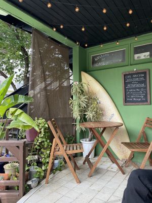   at Cafe Halcyon in Chatan