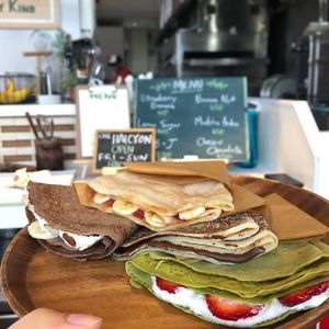 Crepes at Cafe Halcyon in Chatan