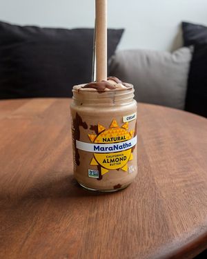 Peanut butter smoothie at Cafe Halcyon in Chatan