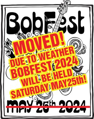 The weather is going to be cold and rainy all day Sunday- so we have switched BobFest 2024 to Saturday May 25th! 
We hope that you understand, and we hope that you can come!!
608 at Spring Green General Store in Spring Green