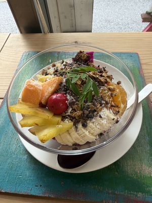 Acai dragon bowl   at Parlor Neppu Asia in Naha