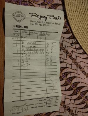  at Renjeng Bali in Kintamani