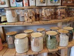 vegan cookies at Biobes in Beernem