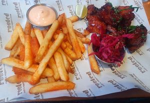 Japanese BBQ Cauliflower Wings at Rooted in Bath