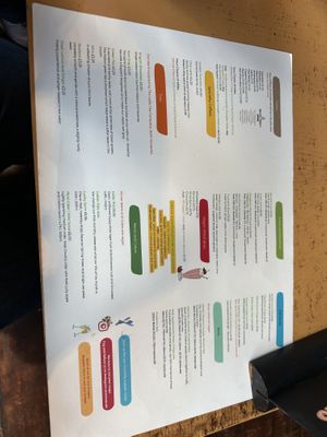 Menu  at Rooted in Bath