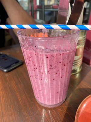 Berry smoothie at Rooted in Bath