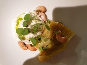 Leek terrine at Tero in Wavre