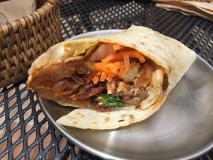 Mushroom meat at Palm Tree in Busan