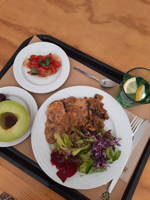 Menù del giorno, tutto vegano at A Praça in Sintra