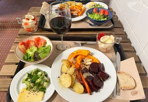 Cold have a vegan option   at A Praça in Sintra