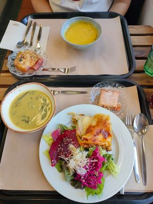 Daily vegetarian menu at A Praça in Sintra