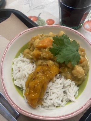Chickpea curry   at A Praça in Sintra