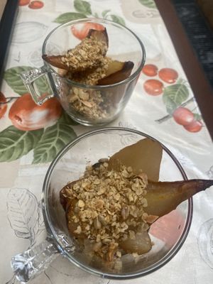 Roasted pear   at A Praça in Sintra