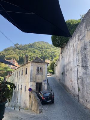 View from the terrace  at A Praça in Sintra