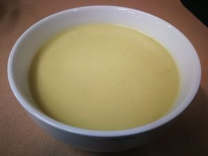 Leek soup of the day, delicious at A Praça in Sintra