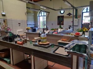kitchen at A Praça in Sintra