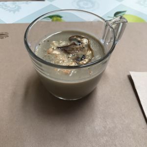 Mushroom soup at A Praça in Sintra