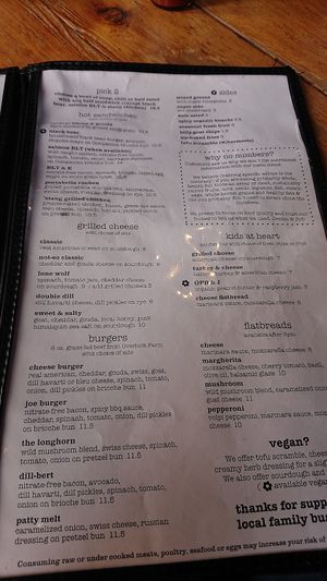 Menu page 3 at The Wolf Cafe in Ballwin