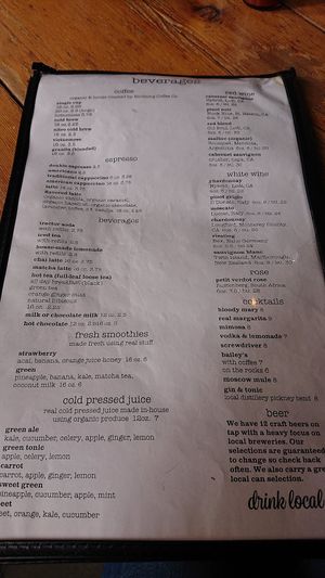 Menu page 4 at The Wolf Cafe in Ballwin