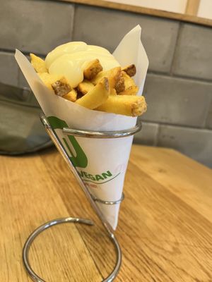 Fries  at Maoz in The Hague