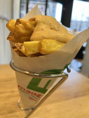   at Maoz in The Hague